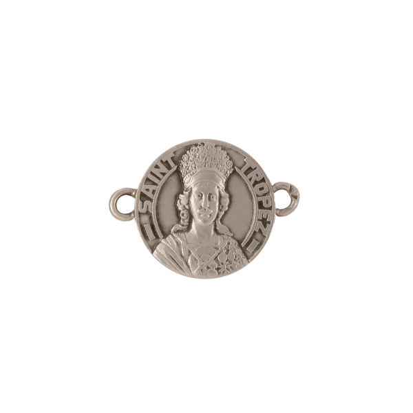 Médaille - Bracelet argent - 15mm - La Médaille de Saint-Tropez