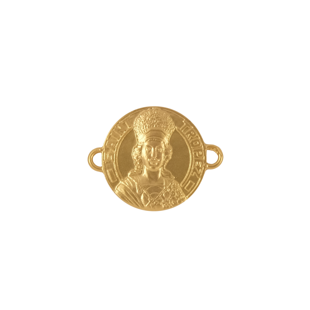 Médaille - Bracelet Or - 15mm - La Médaille de Saint-Tropez