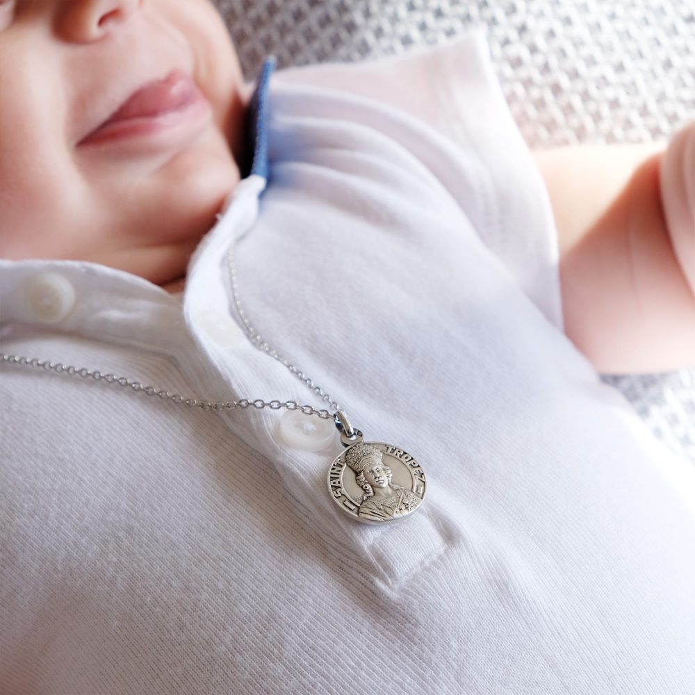 Médaille - Pendentif Argent - 15mm - La Médaille de Saint-Tropez